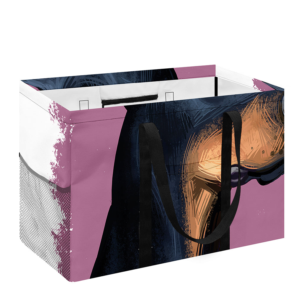 Dobermann Portrait Print Utility Tote Bag