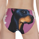 Dobermann Portrait Print Women's Panties