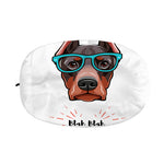 Dobermann With Glasses Print Car Side Mirror Covers