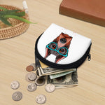 Dobermann With Glasses Print Coin Purse