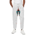 Dobermann With Glasses Print Cotton Sweatpants