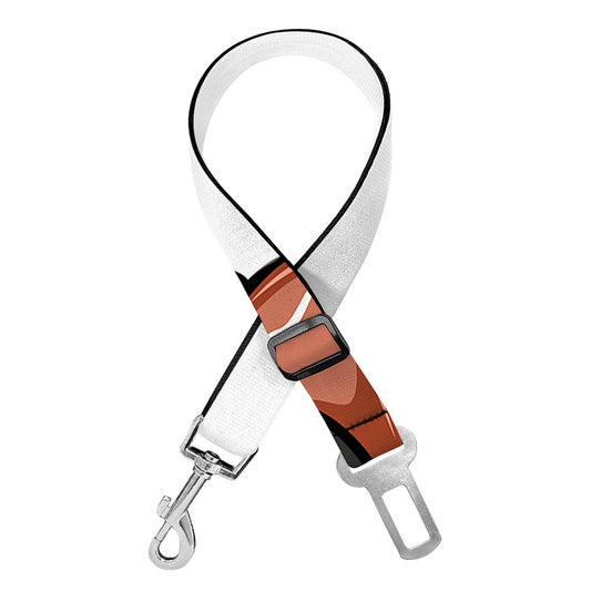 Dobermann With Glasses Print Dog Seat Belt