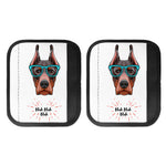 Dobermann With Glasses Print Handle Covers