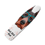 Dobermann With Glasses Print Ironing Board Cover
