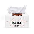 Dobermann With Glasses Print Leather Tissue Box Cover