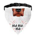 Dobermann With Glasses Print Over The Collar Dog Bandana