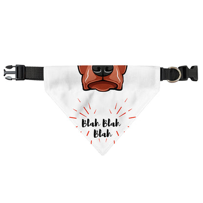 Dobermann With Glasses Print Over The Collar Dog Bandana
