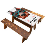 Dobermann With Glasses Print Picnic Table Cover