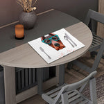 Dobermann With Glasses Print Placemat