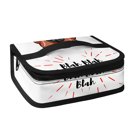 Dobermann With Glasses Print Small Lunch Bag