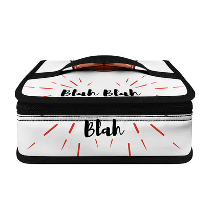 Dobermann With Glasses Print Small Lunch Bag