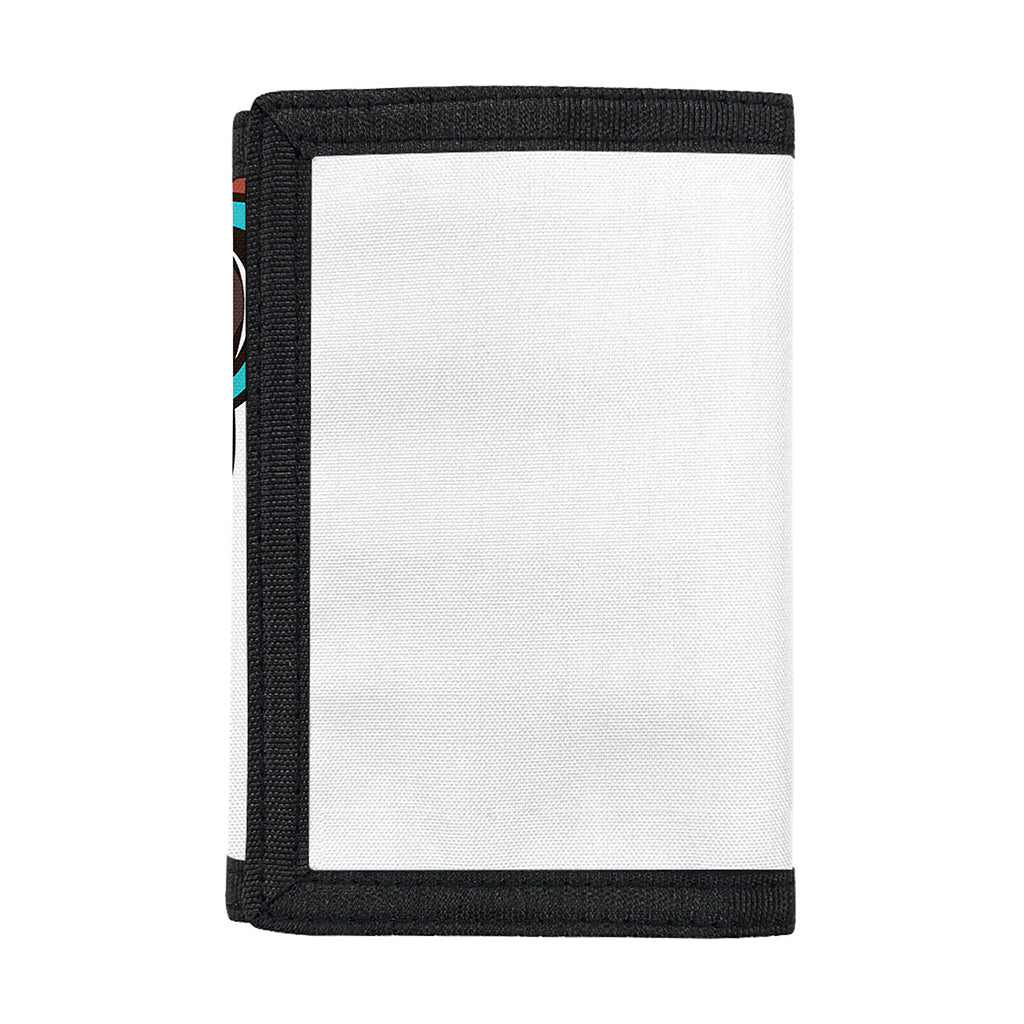 Dobermann With Glasses Print Trifold Wallet