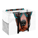 Dobermann With Glasses Print Utility Tote Bag