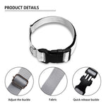 Black And White Mantis Spirit Print Dog Collar