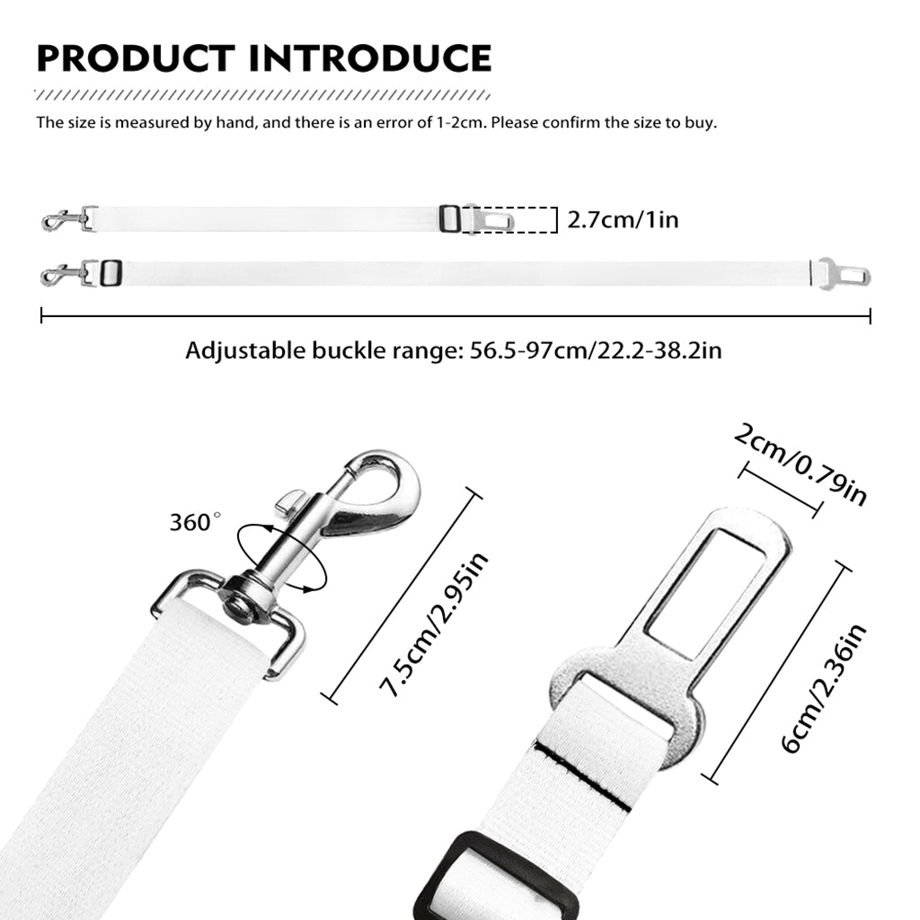 Bright Zig Zag Pineapple Pattern Print Dog Seat Belt