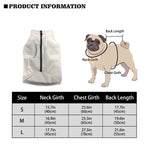 Monochrome Plumeria Pattern Print Dog Zip Up Jacket