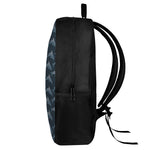 Dolphin Dot Pattern Print 17 Inch Backpack