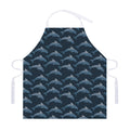 Dolphin Dot Pattern Print Adjustable Apron