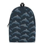 Dolphin Dot Pattern Print Backpack