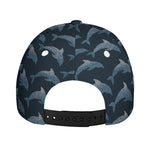 Dolphin Dot Pattern Print Baseball Cap
