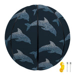 Dolphin Dot Pattern Print Basketball