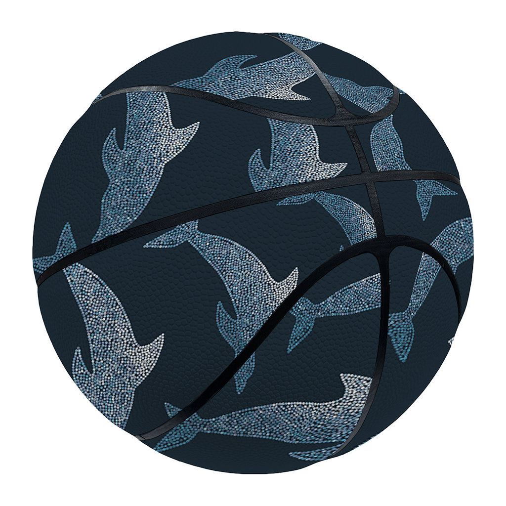 Dolphin Dot Pattern Print Basketball