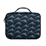 Dolphin Dot Pattern Print Briefcase Bible Bag