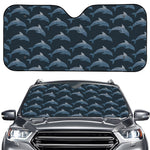 Dolphin Dot Pattern Print Car Windshield Sun Shade