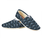 Dolphin Dot Pattern Print Casual Shoes