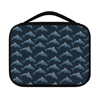 Dolphin Dot Pattern Print Classic Bible Case