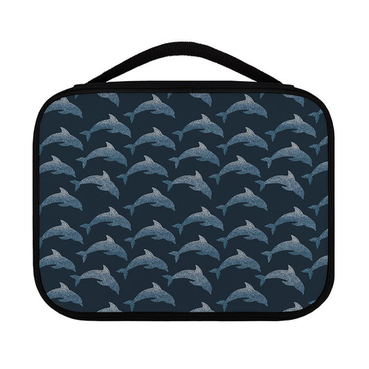 Dolphin Dot Pattern Print Classic Bible Case