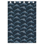 Dolphin Dot Pattern Print Curtain