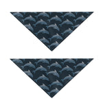 Dolphin Dot Pattern Print Dog Bandana