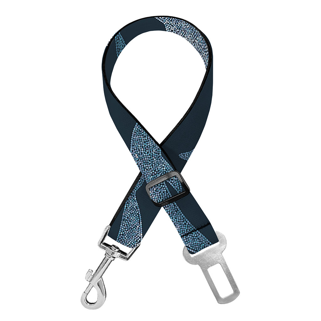 Dolphin Dot Pattern Print Dog Seat Belt