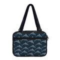 Dolphin Dot Pattern Print Double Strap Bible Bag