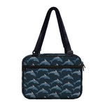 Dolphin Dot Pattern Print Double Strap Bible Bag