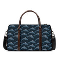 Dolphin Dot Pattern Print Duffel Bag