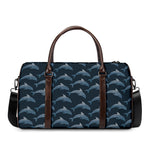 Dolphin Dot Pattern Print Duffle Bag
