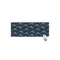 Dolphin Dot Pattern Print Extended Mouse Pad