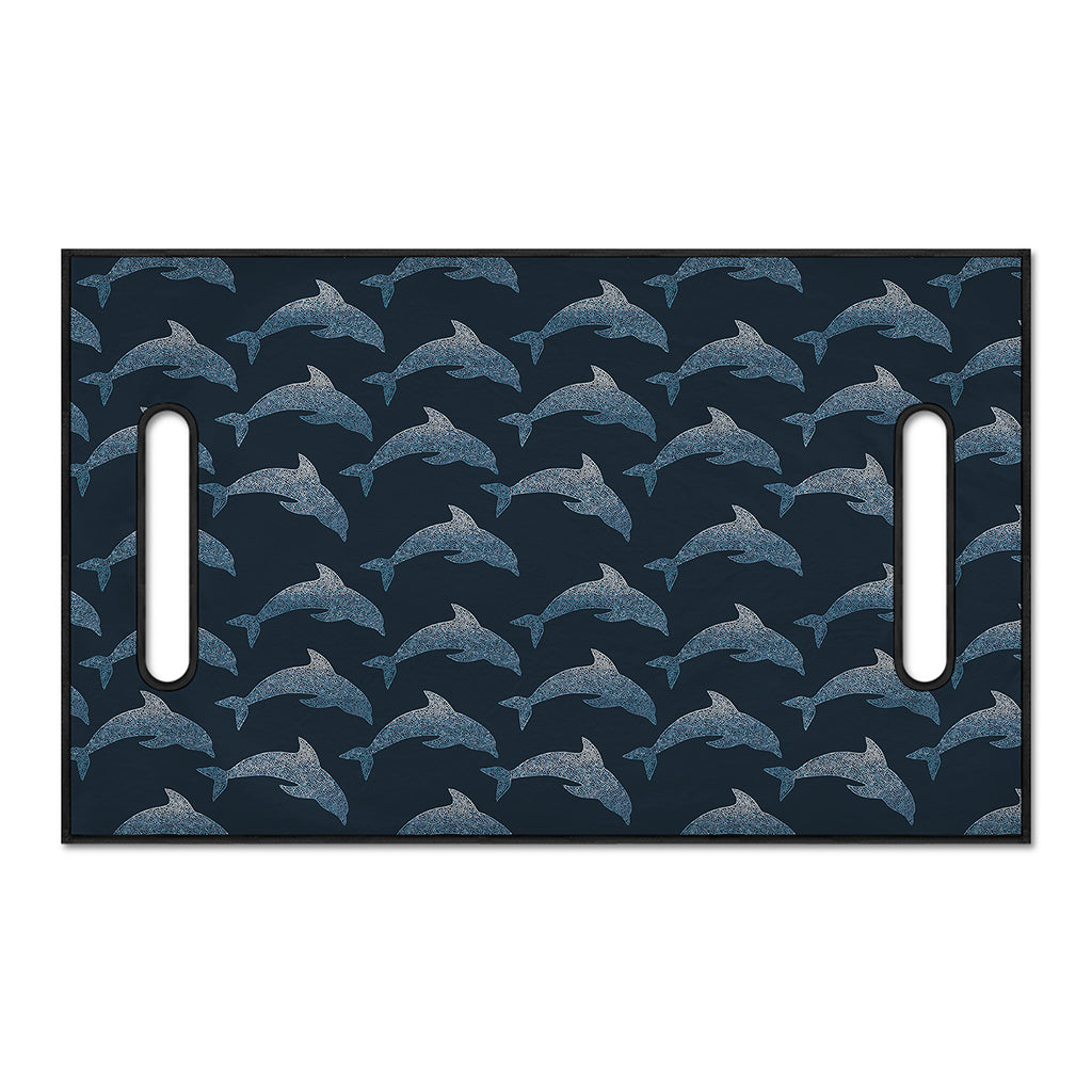 Dolphin Dot Pattern Print Golf Cart Seat Cover