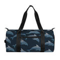 Dolphin Dot Pattern Print Gym Bag