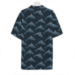Dolphin Dot Pattern Print Hawaiian Shirt