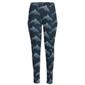 Dolphin Dot Pattern Print High-Waisted Pocket Leggings
