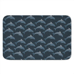 Dolphin Dot Pattern Print Indoor Door Mat