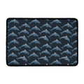 Dolphin Dot Pattern Print Kitchen Mat