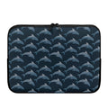 Dolphin Dot Pattern Print Laptop Sleeve
