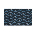 Dolphin Dot Pattern Print Polyester Flag