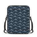 Dolphin Dot Pattern Print Rectangular Crossbody Bag