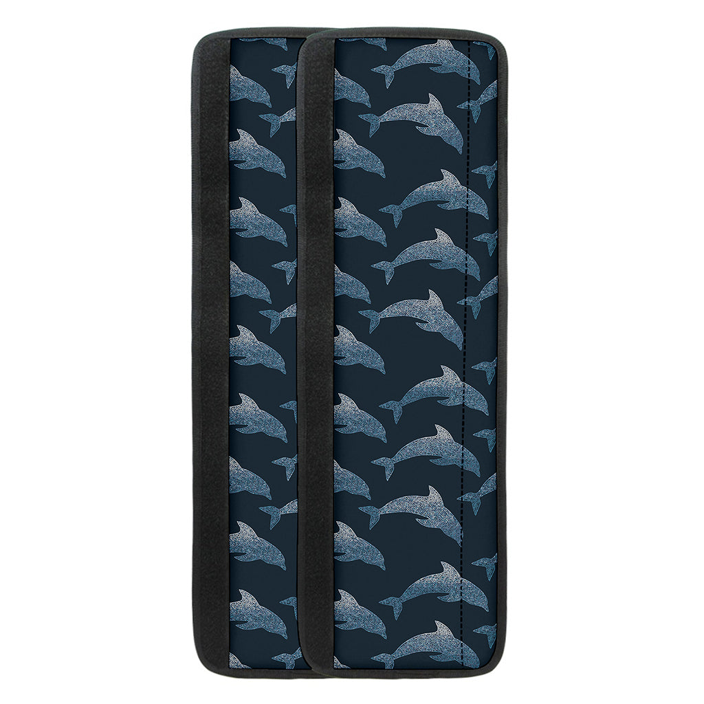 Dolphin Dot Pattern Print Refrigerator Handle Covers