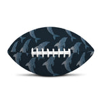 Dolphin Dot Pattern Print Rugby Ball